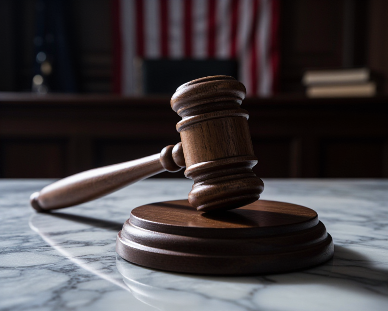Symbolic representation of judicial and executive tension