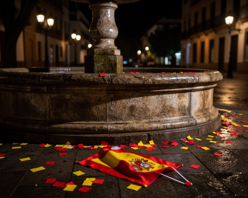 Somber aftermath of celebration