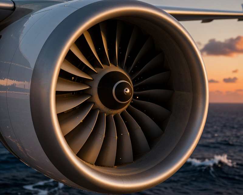 Symbolic representation of aviation fuel crisis