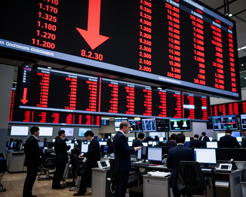 Stock Market Crash Visual