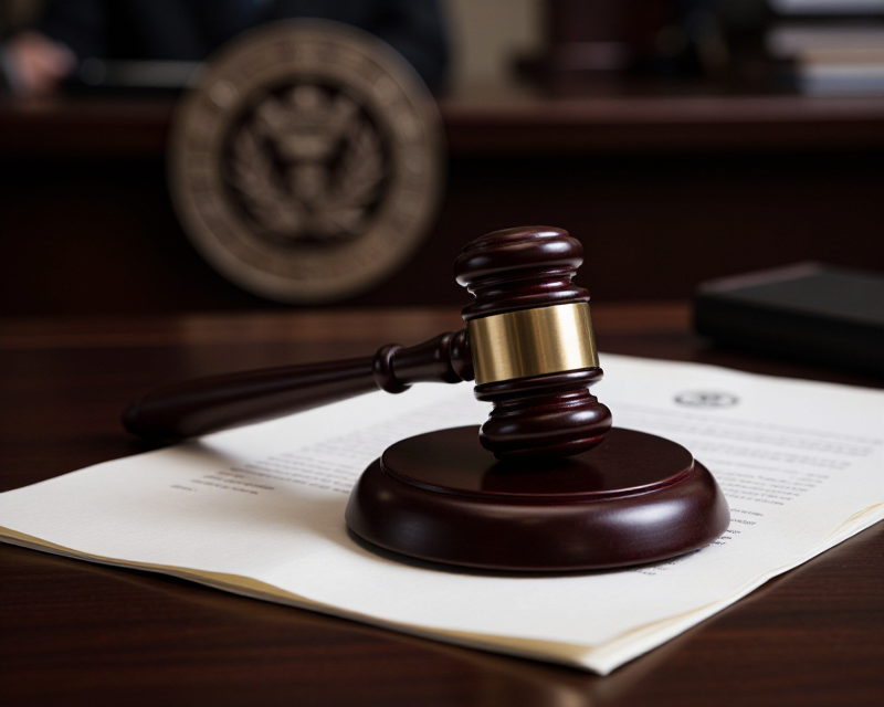 Symbolic representation of judicial and executive tension