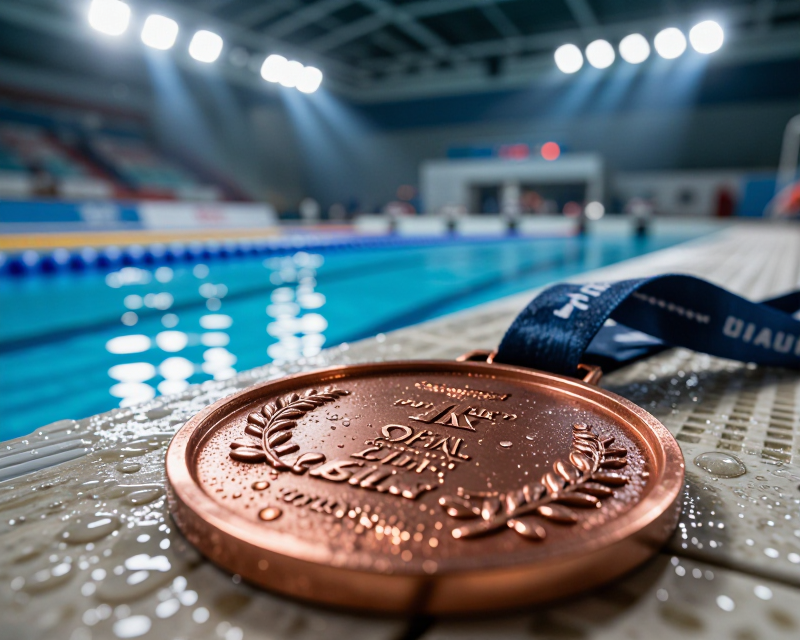 Bronze Medal Victory Atmosphere