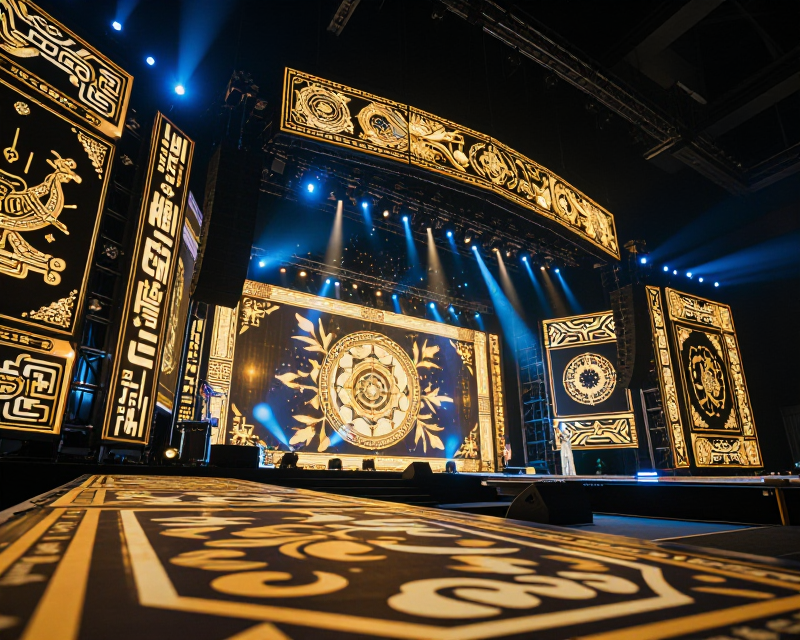 Cinematic K-pop Stage Concept