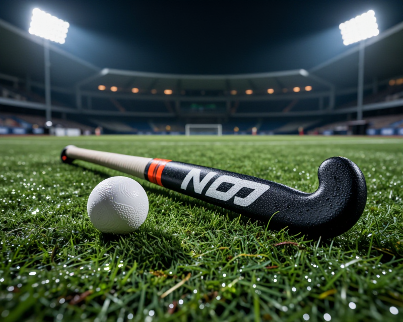 Field Hockey Action Atmosphere
