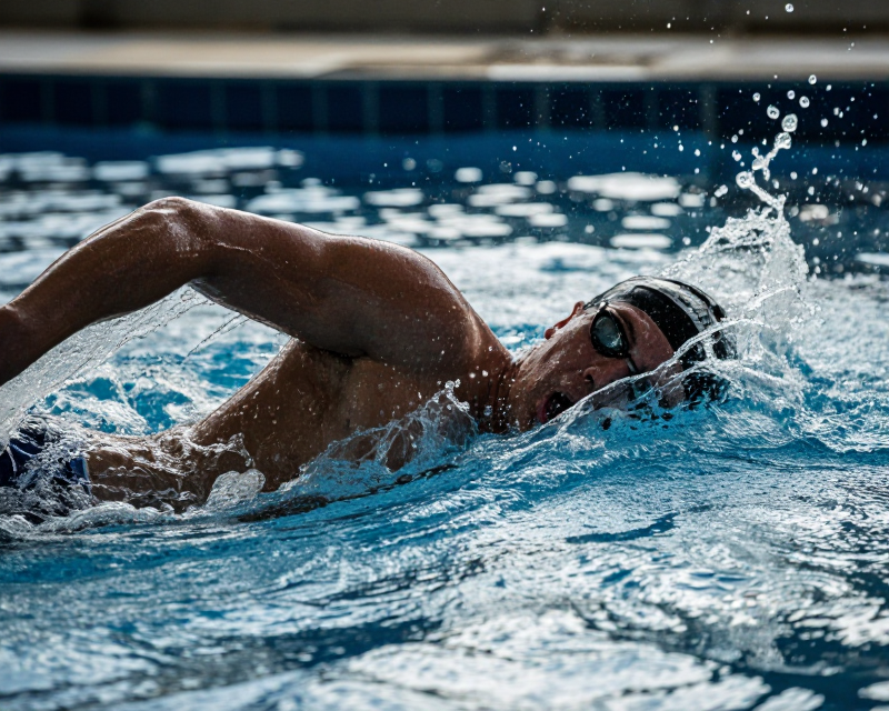 Cinematic Swimming Victory